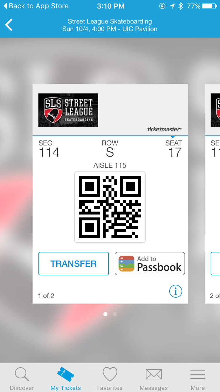 eventbrite apple wallet