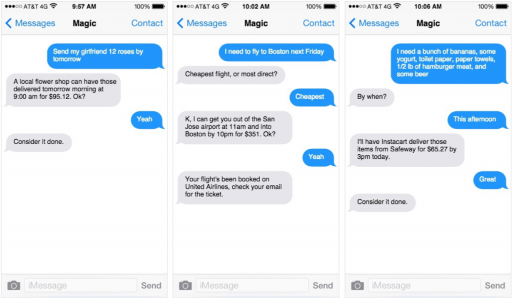 Magic Chatbot on Messenger